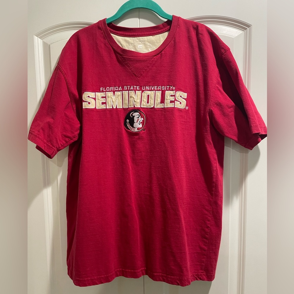 Florida State University Seminoles Heavy T-Shirt FSU Burgundy Adult Large